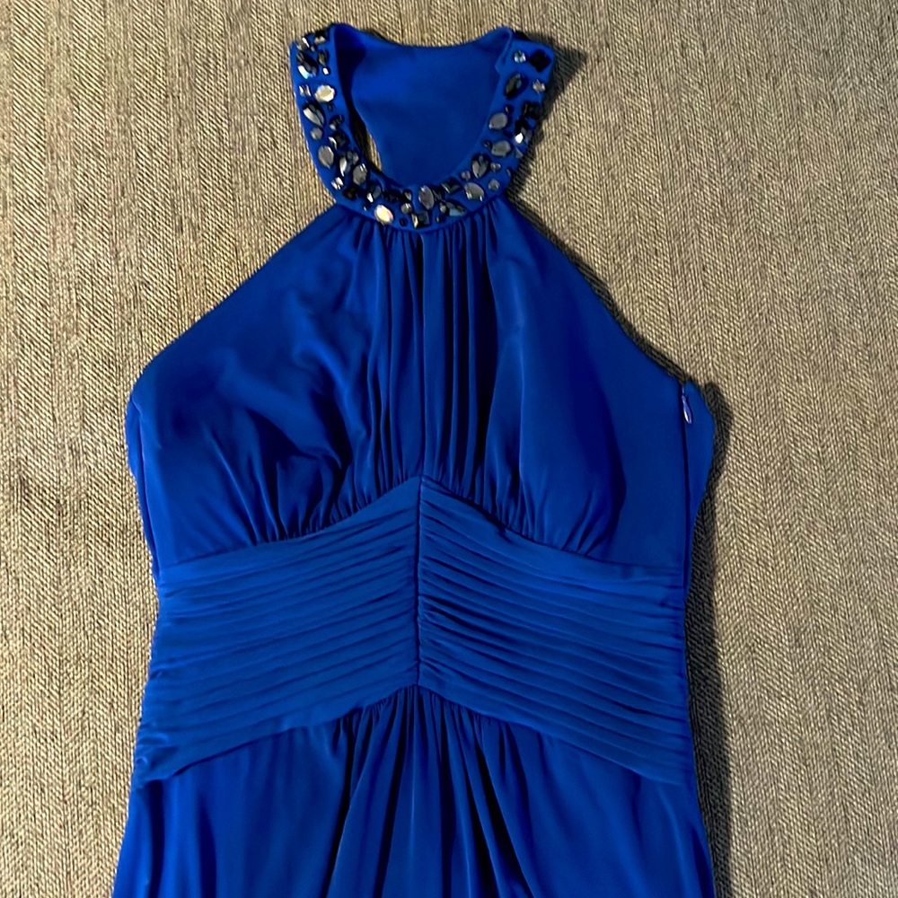 Laundry floor length royal blue dress - sz 2